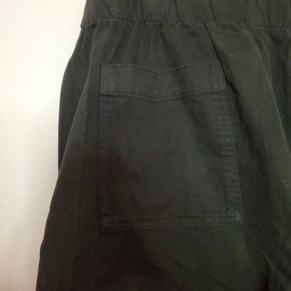 Gap Womens Black Cargo Pants XL Elastic Waist - Picture 4 of 9